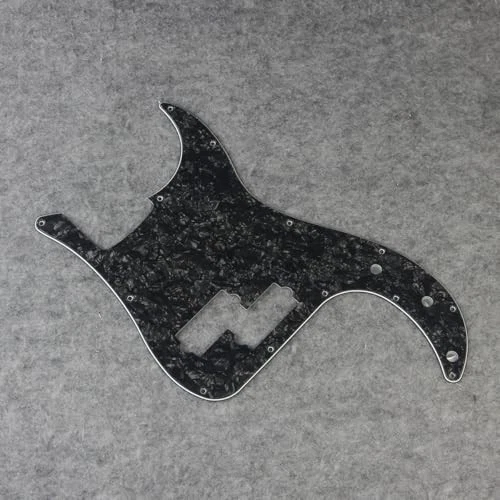 P Bass Pickguard Guitar Scratch Plate Pick Guard for 4 String 4Ply Black Pearl - Picture 5 of 7