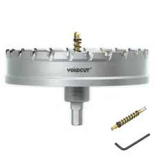 6 Inch Carbide Hole Saw, Hole Cutter Carbide Tipped with Pilot Drill Bit, TCT...