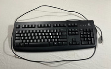 Logitech Deluxe 250 Wired USB Keyboard Black Spill-Resistant Desktop PC Office