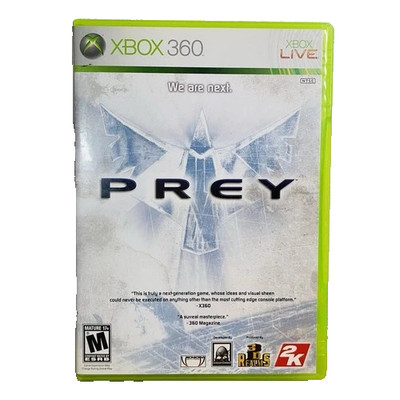 PREY (XBOX360) DISC + CVR ART + MANUAL- NO CASE - VERY GOOD