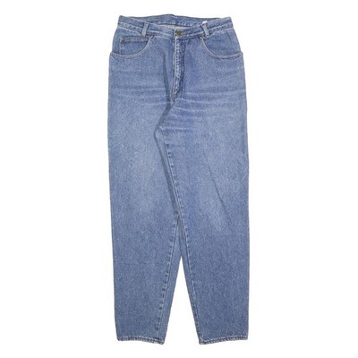 Damen Blaue Jeans Baumwollmischung Regular Straight Denim W28 L30 Reißverschluss