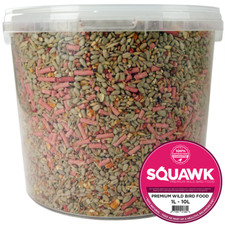 Image of SQUAWK Premium Wild Bird Food - All Season Seed Quality Garden Feed Mix