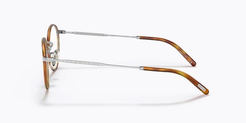 Oliver Peoples Carling OV1308 5063 Brushed Silver/Amber Tortoise 48-21-145 - Picture 4 of 6