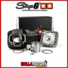 S6-7214042 CILINDRO GRUPPO TERMICO STAGE6 STREETRACE 70CC GHISA GRIGIA PIAGGIO F