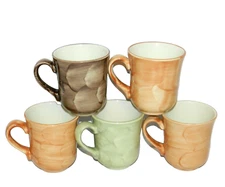 5 PIECES STEELITE INTERNATIONAL  MADE IN ENGLAND  2011 MUG DIFFERENT COLORS
