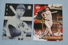 TED WILLIAMS LOT OF 2 1994 UPPER DECK KEN BURNS #51 2019 DIAMOND KINGS#22 BOSTON