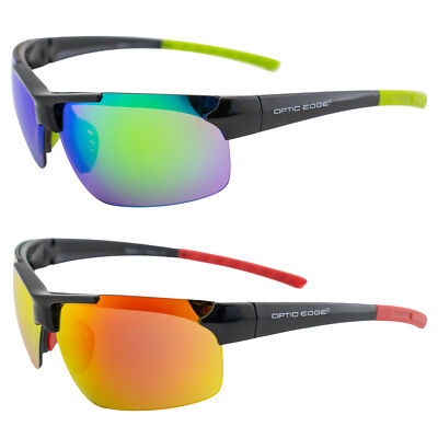 Optic Edge Frontrunner Sports & Motorcycle Sunglasses for Men or Women