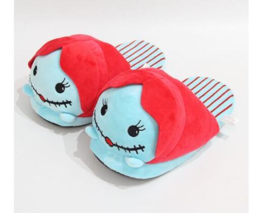 Pantuflas de felpa para pareja de dibujos animados para el hogar anime otoño invierno zapatillas de algodón - Imagen 1 de 1