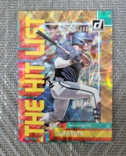 2022 DONRUSS JUAN SOTO OF NATIONALS #THL-2 THE HIT LIST GOLD HOLO 235/999 SP