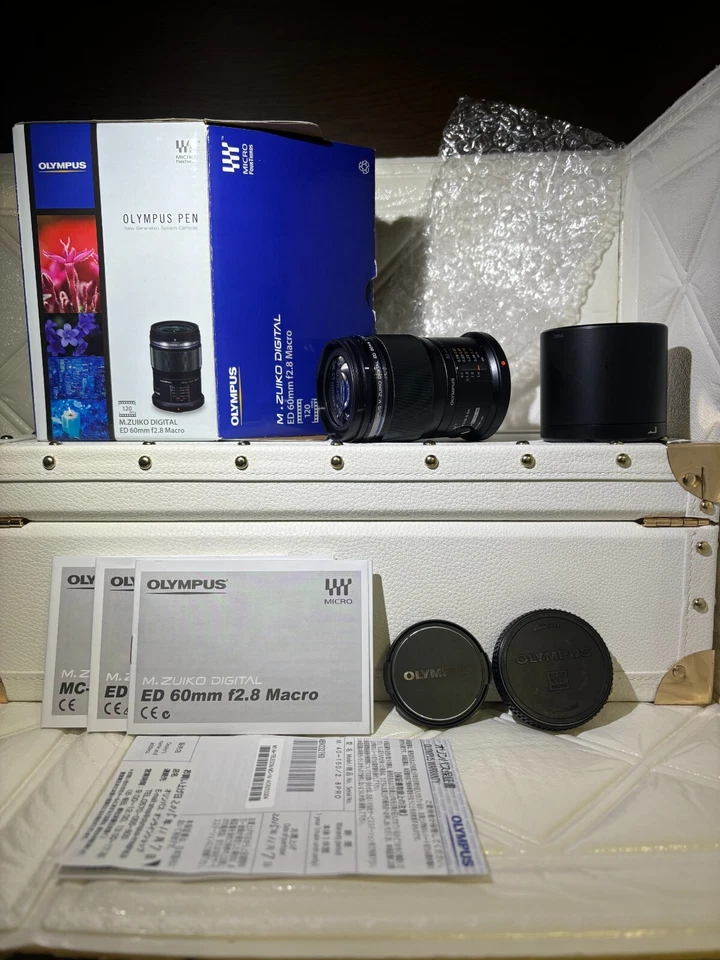 🚀🎁《TOP MINT in BOX》OLYMPUS M.Zuiko Digital ED 60mm F/2.8 Macro Lens From JAPAN - Image 2 of 4