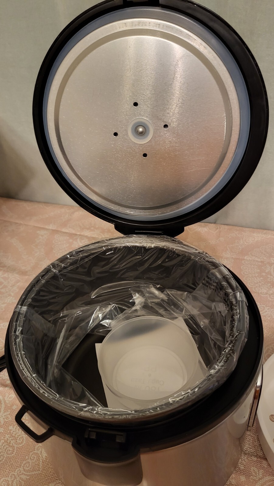 AROMA BRAND RICE COOKER STEAMER MODEL ARC - 914SB 350W PREOWNED STAINLESS STEEL