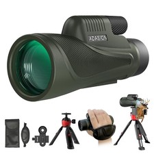 12x56 HD Monocular Telescope High Powered for Adults with Smartphone Adapter,...