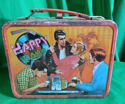 Happy Days TV Show Vintage Metal Lunch Box 1976 Great Condition | eBay
