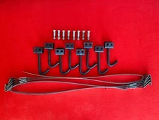 Mobile Home Parts Set of 8 Wet Concrete  J Anchors, Tie  Down Straps & Bolts 