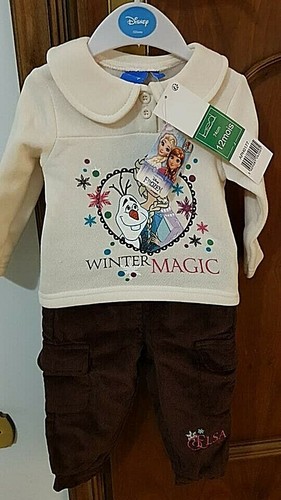 COMPLETO AUTUNNO - INVERNO PER BAMBINA FROZEN TAGLIA 12 18 24 MESI - Foto 4 di 5