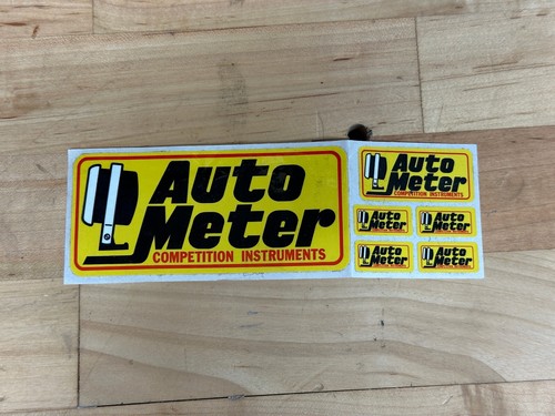 AUTO METER Competition Instruments Original Vintage Drag Racing Decal ...