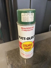 Vintage 7738 Rust-Oleum Stops Rust Brand Hunter Green 1983 Spray Can Full Can