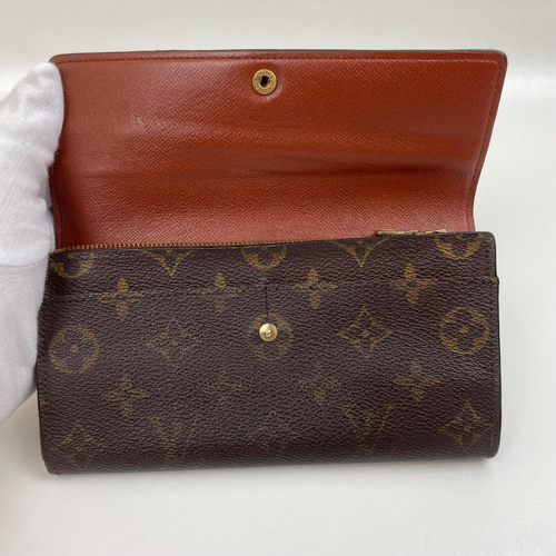 Louis Vuitton Monogram Portefeuille Sarah M617134 Wallet Bi-fold From Japan - Picture 12 of 18