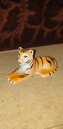 Vintage LFZ Lomonosov USSR Porcelain figurine tiger - Picture 6 of 11