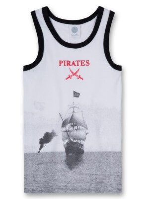 Sanetta Boys Undershirt Pirate Size 92, 104, 116, 128, 140