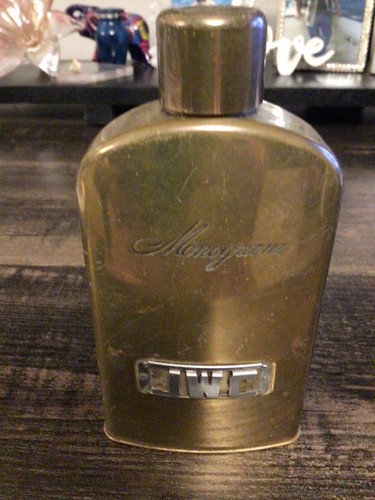 Vintage Antique Men's Brass Cologne Bottle
