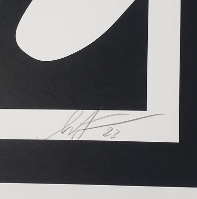 Shepard Fairey Face HAND SIGNED Obey Giant Icon Offset Lithograph