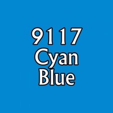 CYAN BLUE Reaper Miniatures Master Series Paints REM09117 0.5 oz Bottle 