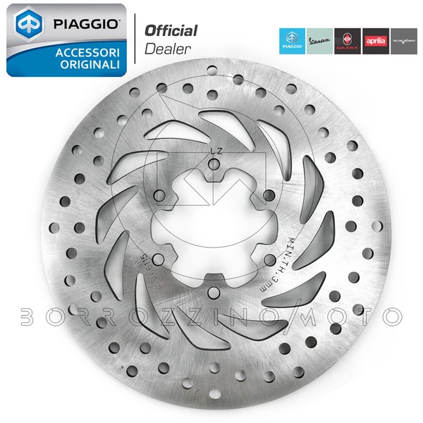 Hinterer Bremsscheibe Original OEM Aprilia RS4 125 2011-2013-image