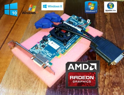 Genuine Dell OptiPlex 380 390 3010 3020 5040 HD 512MB Dual VGA Video Card