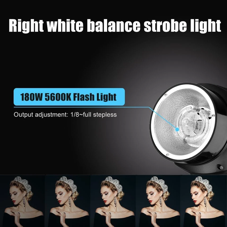 Kit de luces estroboscópicas de estudio profesional Godox para fotografía, softbox...  Foto 2 de 4