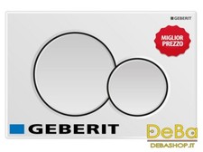PLACCA COMANDO SIGMA 01 X CASSETTA INCASSO GEBERIT  BIANCA 115.770.11.5