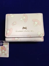 Sanrio Character My Melody Tri-Fold Wallet Card & Coin Case New