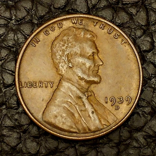 1939-D Lincoln Cent ~ AU Condition ~ COMBINED SHIPPING!