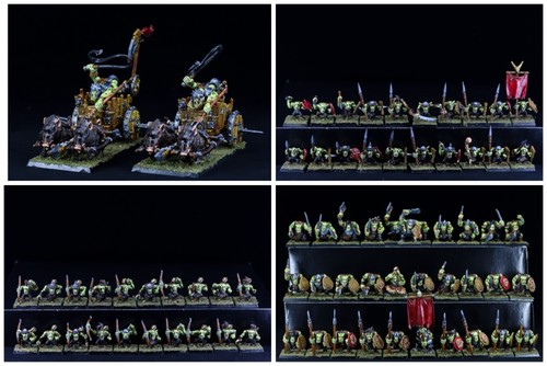 Constructeur d'armée peint professionnel des tribus orques et gobelins - Le vieux monde mini COMMISSION - Photo 10/67