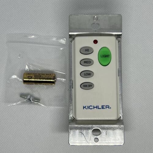 Kichler Universal Remote Control Wall Switch For Ceiling Fan & Light UC-9051T - Picture 3 of 8