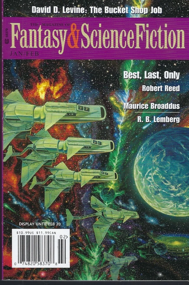 Fantasy & Science Fiction Book February 2023 The Bucket Shop Job