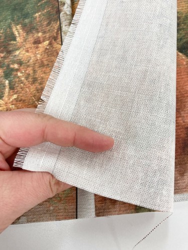 Paneles de cojín de tela lona algodón estampado arte animal para decoración del hogar + respaldo - Imagen 5 de 20