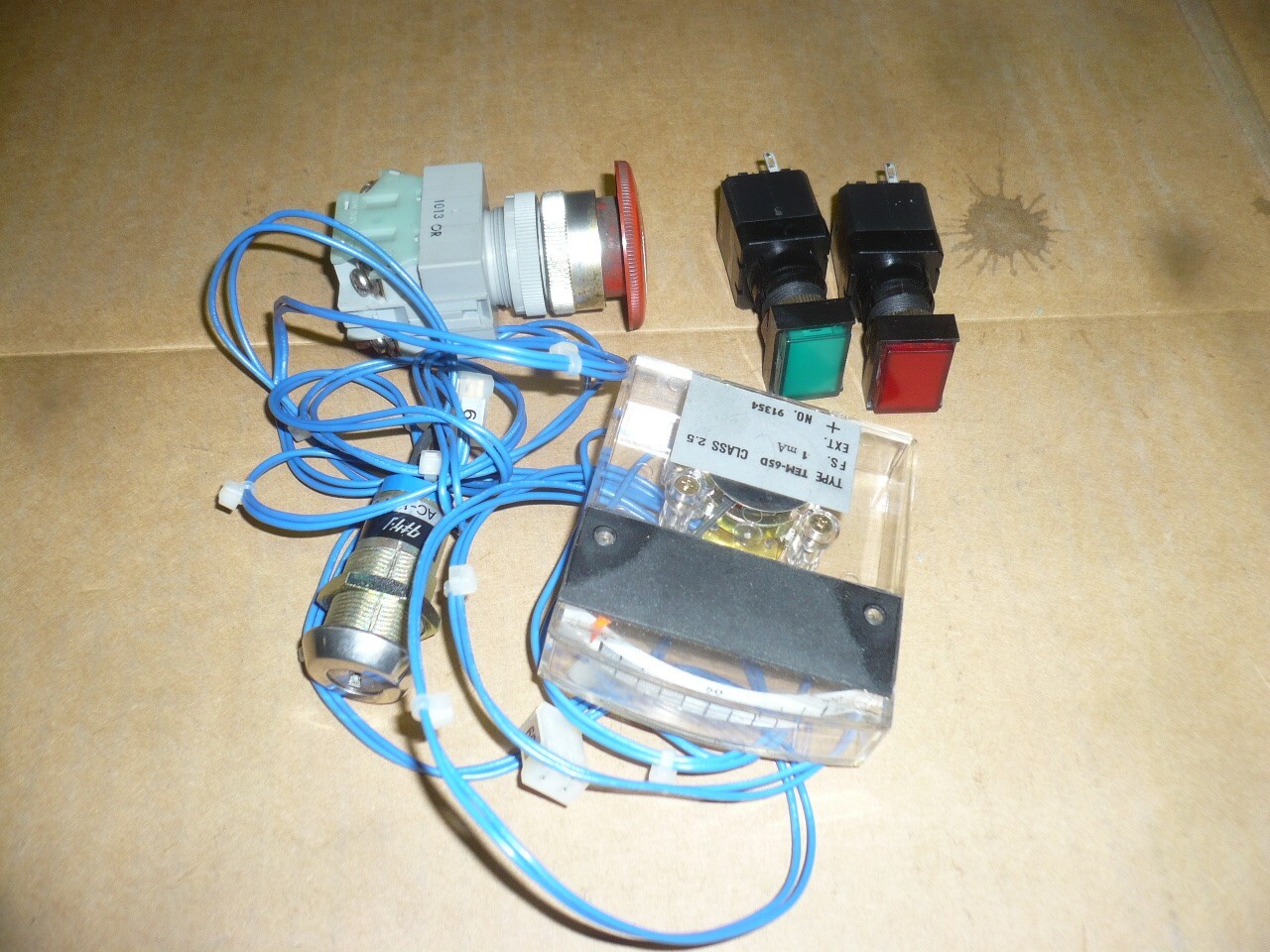 Brother HS300 wire edm switches, power meter, lot International