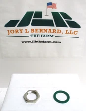 CMP , 050NPTL5 , 1/2"  SST THREADED LOCKNUT & NYLON SEALING WASHER, LOT OF 17 EA