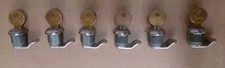  LOT OF 6 7/8" KEY CH507 W/ LOCK FOR USE ON TOOLBOXES,MAILBOXES,DESKS,SAFES 