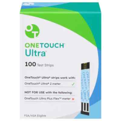 One touch ultra test strips 100 Exp. 1/31/2025 NIB