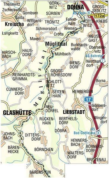 Thumbnail - Müglitztal. Liebstadt Und Umgebung 1:20 000