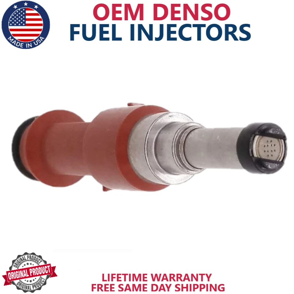 NUEVO x6 GENUINO DENSO inyectores de combustible para Lexus RX350 2007, 2008, 2009, 2010 3,5 L Foto 3 de 3