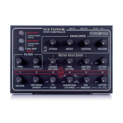 Stereoping CE-1 Six Tweak Midi Controller for SCI Six Trak Rare Vintage Synth