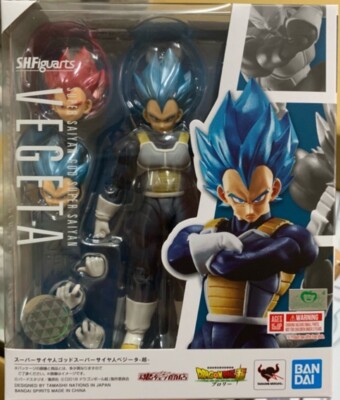 Bandai S.H. Figuarts – Super Saiyan God Super Saiyan Vegeta (da Dragon Ball Super Broly). Action Figure Da Collezione Con Parti Intercambiabili.
