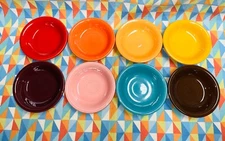 New Fiestaware mix Set of 8 Fruit Dessert 5 3/8 stacking Bowls FIESTA FREE SHIP