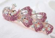 Large Hair Clip Peacock shape 8.5 X 3.9 CM