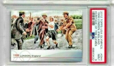 2012 Topps USA Olympics London England Heritage of the Games