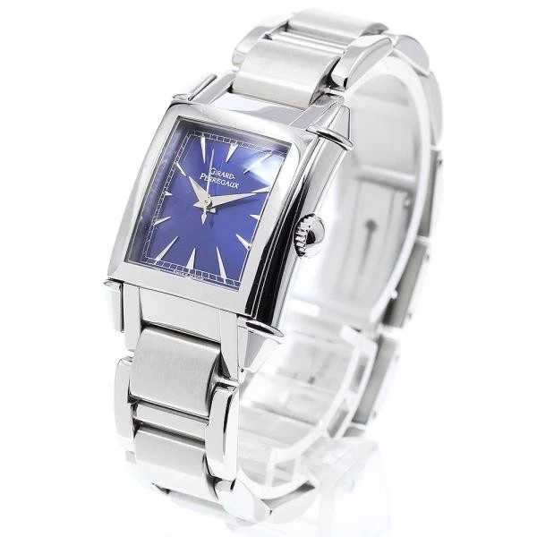 Girard Perregaux — Girard-Perregaux 2590 23mm SS Blue Dial Hand-Winding Watch #C15305