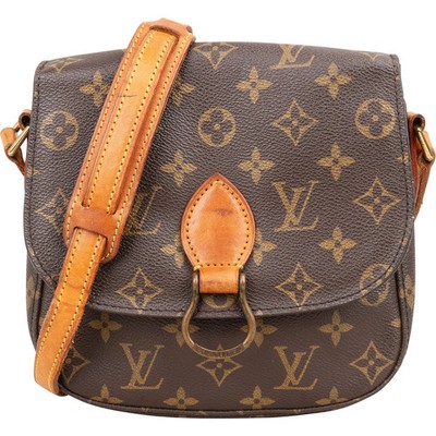 Louis Vuitton Monogram Canvas Saint Cloud MM Crossbody Bag Tasche